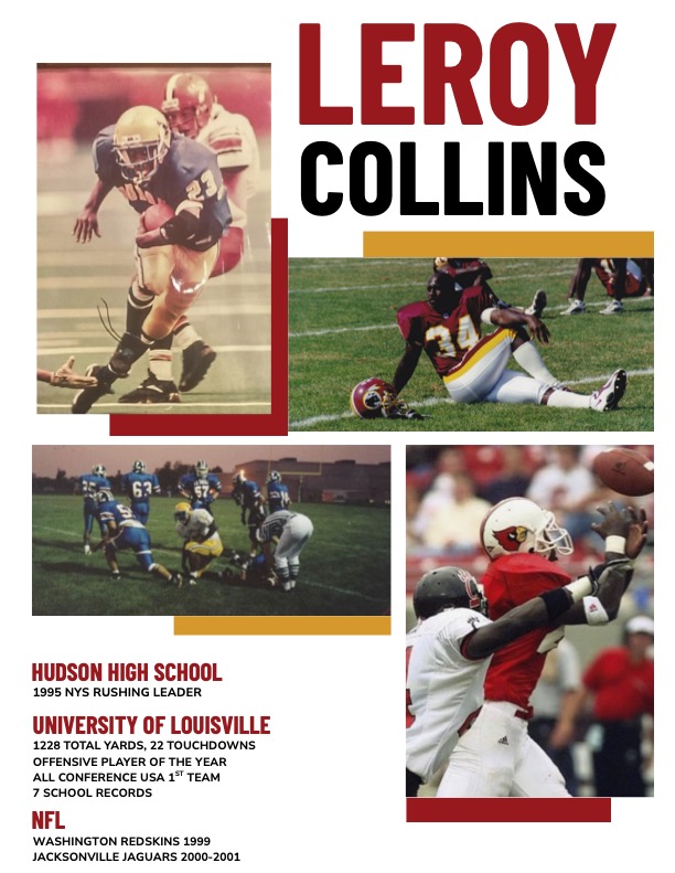 Leroy Collins, former Hudson High School and University of Louisville football standout, recognized by the Hudson Flag Day Parade in 2026.